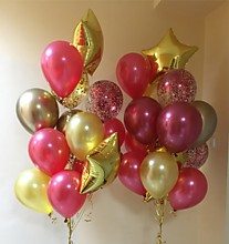 Фонтаны из шаров на день рождения