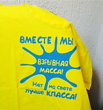 Футболки в класс на мероприятие